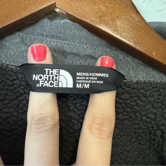 Men's The North Face Gray Heavy Sherpa Lined Campshire Shirt Jacket - Picture 7 of 11